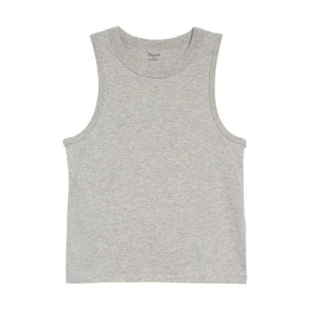 Madewell Northside Vintage Muscle Tank Heather Grey, Small
